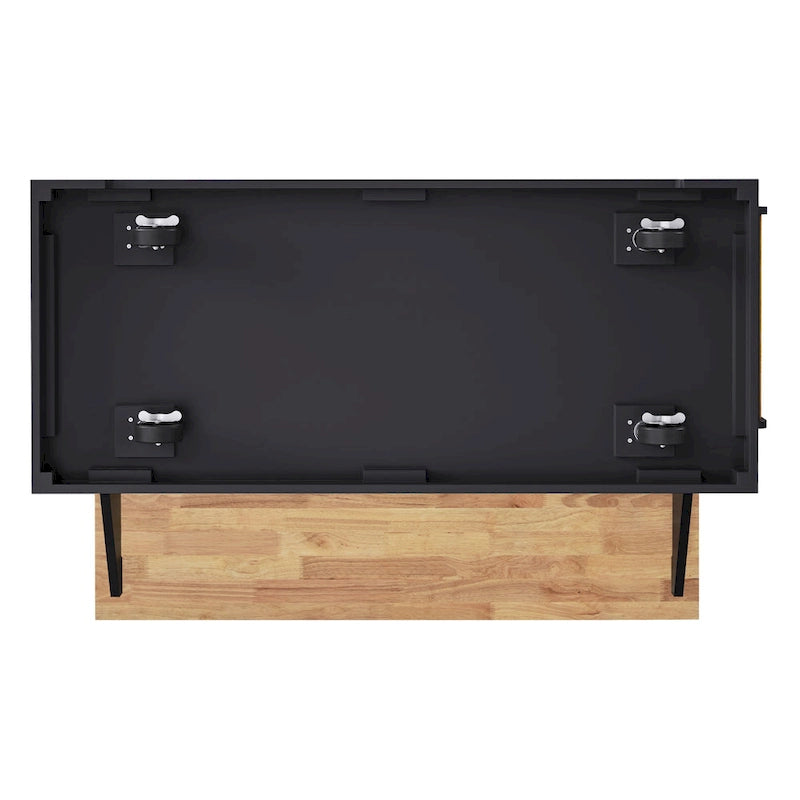 54 Large Kitchen Island with Rubber Wood Drop Leaf, Embossed Texture Rolling Kitchen Cart on 4 Wheels with 4 Doors & 3 Drawers