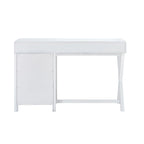 Secretária para Escritório Doméstico com Armazenamento Lateral, 4 Gavetas, 122 cm