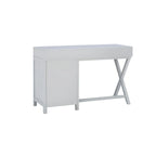 Secretária para Escritório Doméstico com Armazenamento Lateral, 4 Gavetas, 122 cm