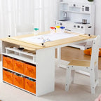 Mesa de Arte e Desenho para Crianças com Grande Armazenamento